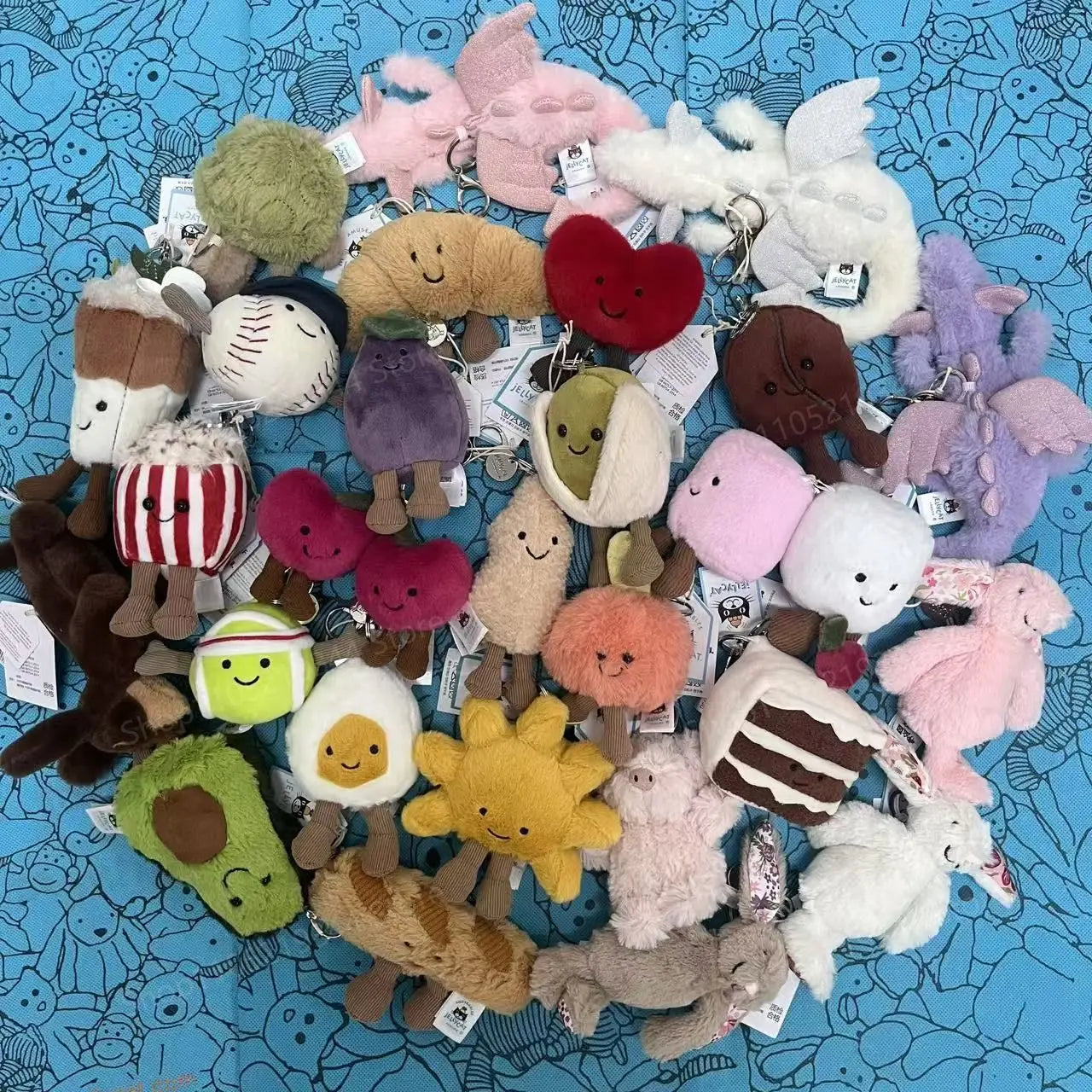 Cute Plush Toy Bag Charm | Adorable Kawaii Keychain