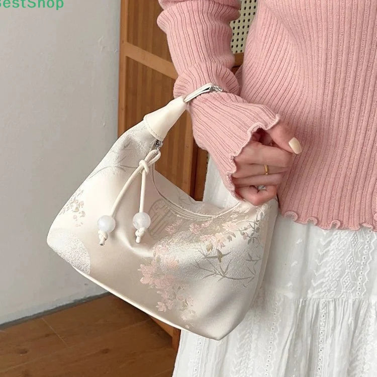 Bolso de mano bordado elegante de estilo chino | Bandolera versátil