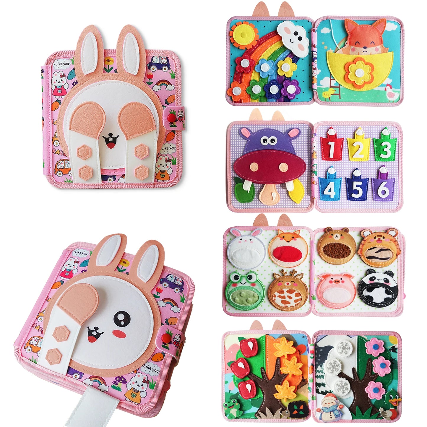 Montessori Travel Toys & Educational Activity Books for Toddlers