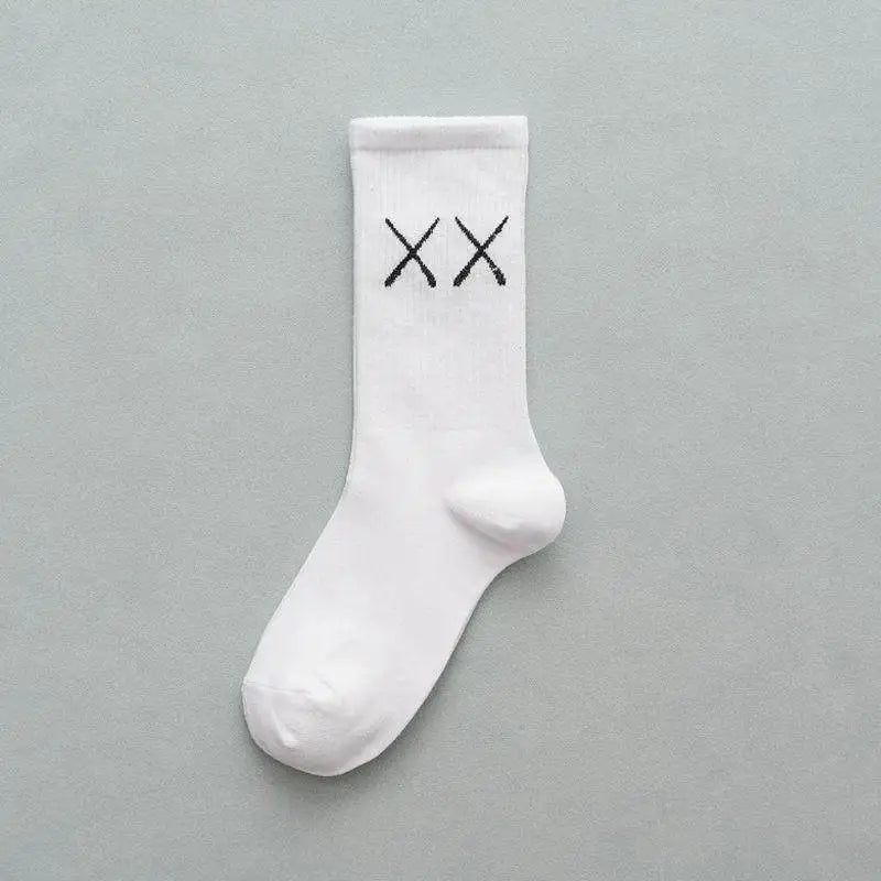Stylish Butterfly Crew Socks for Women | Kawaii Streetwear Fashion