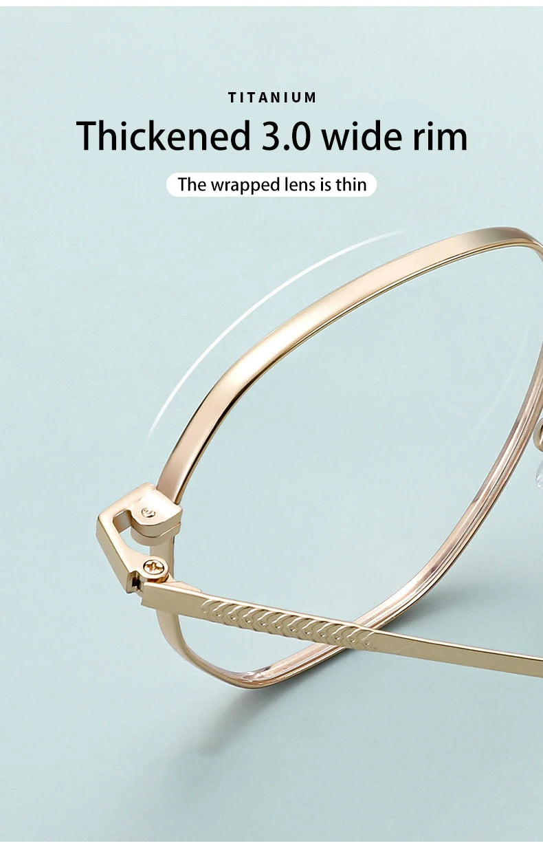 Retro Anti-Blue Light Eyeglasses for Women | Stylish and Customizable