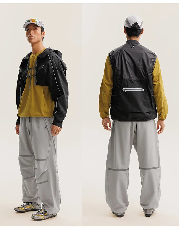 Transformable Outdoor Jacket & Cycling Suit | 3-in-1 Adventure Gear
