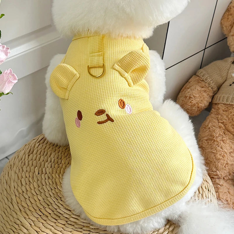 Chaleco Suave y Cómodo para Mascotas | Diseño Transpirable de Punto Waffle