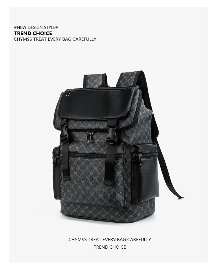 Stylish PU Leather Shark-Inspired Backpack for Students & Travelers