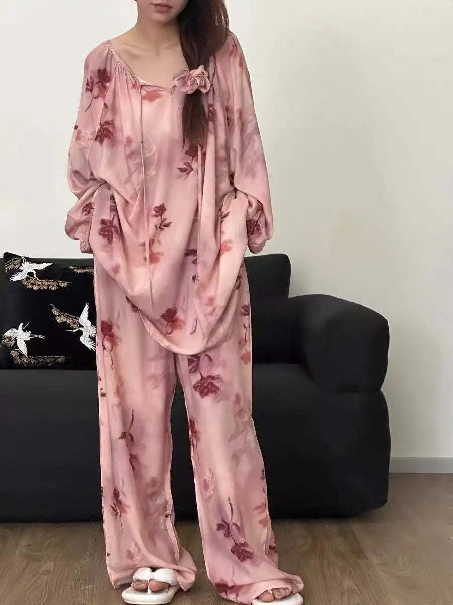 Women's Loose Pajamas Set | Cozy Oversized Sleepwear for Home