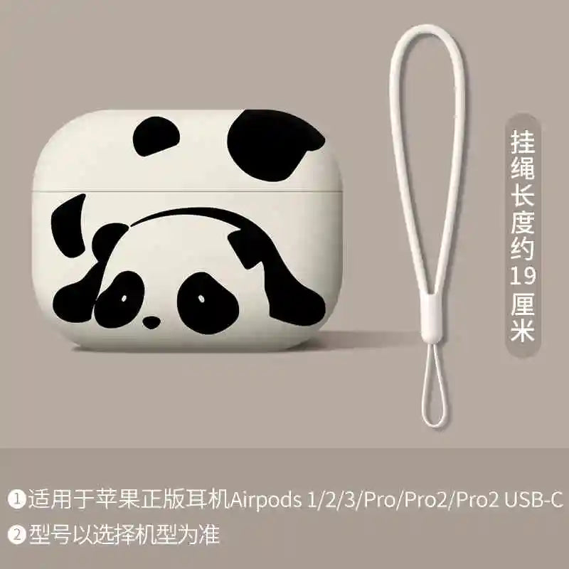 Cute Cartoon Panda AirPods Case | Stylish Protective Cover