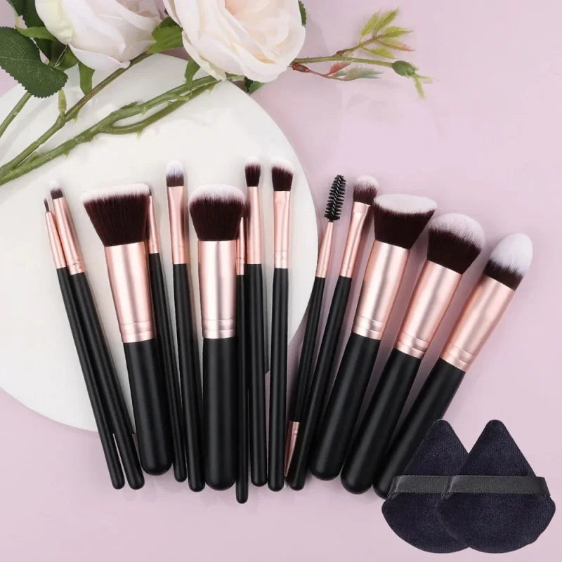 16PCS Soft Fluffy Makeup Brushes Set for Perfect Application