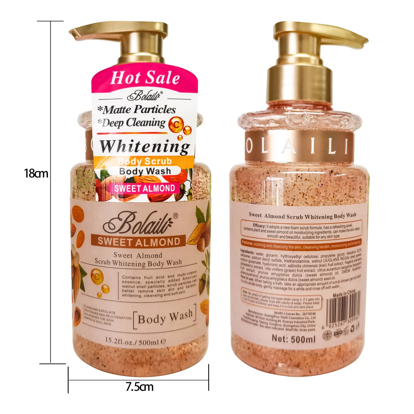 Exfoliating Almond Scrub Body Wash | Deep Clean & Moisturize