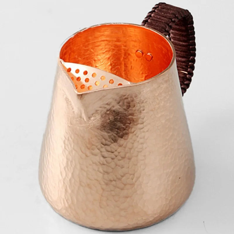 Handcrafted Vintage Copper Coffee Mug | 500ml Drinkware