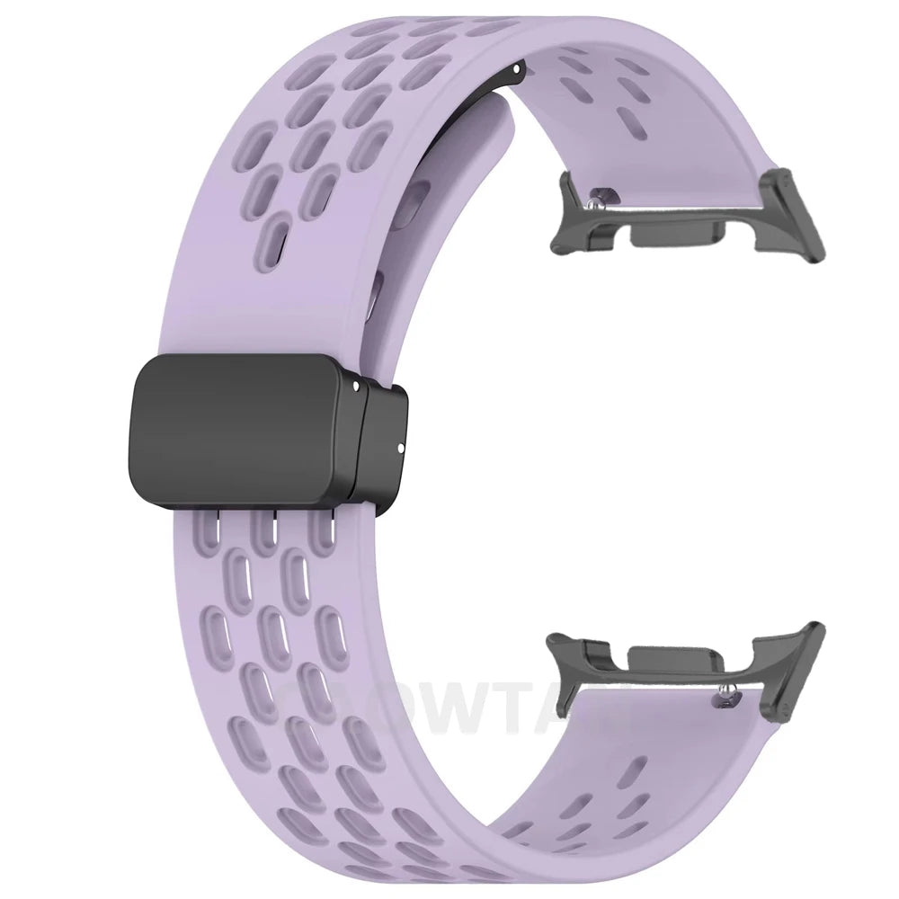 Breathable Sports Silicone Strap for Galaxy Watch | Magnetic Clasp