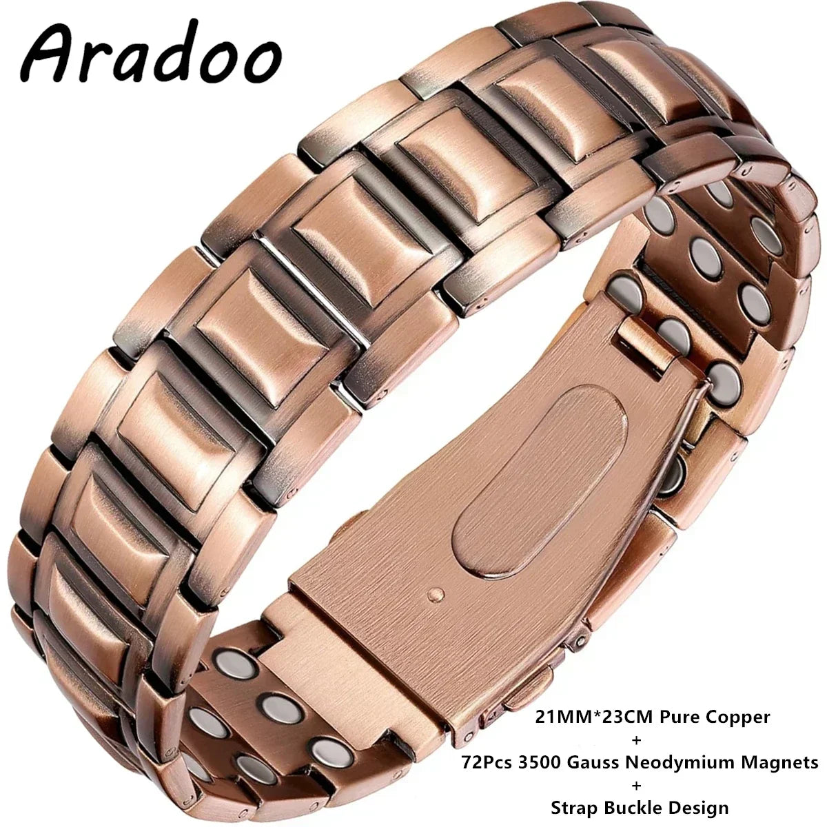 Magnetic Pure Copper Men's Bracelet | Stylish Health Benefits
