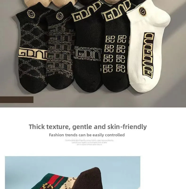Men's Winter Ankle Socks | Breathable Low-Cut Fashion Socks