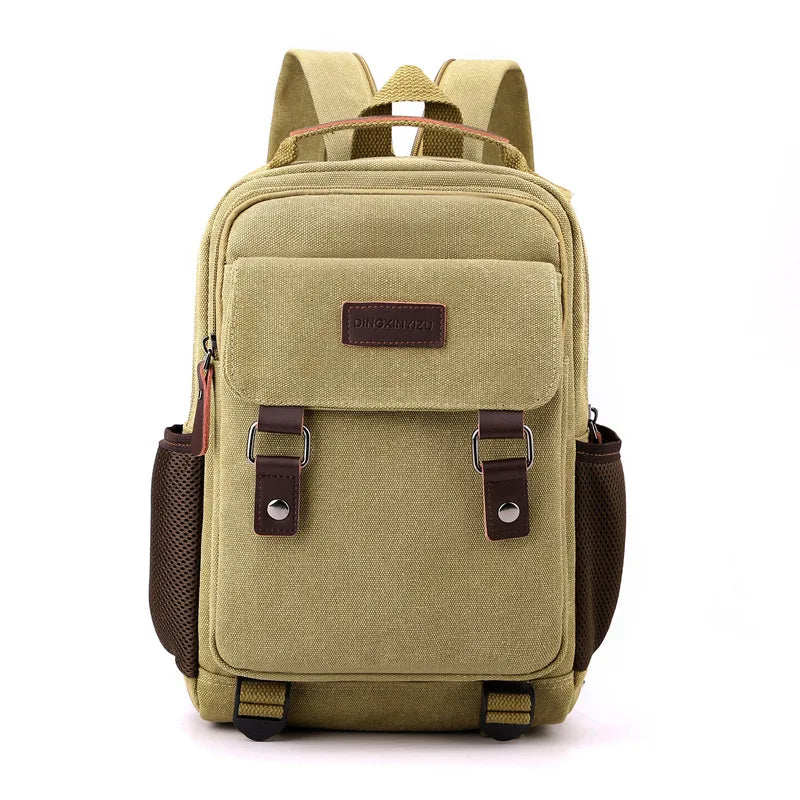 Small Men's Canvas Backpack | Versatile Casual Rucksack