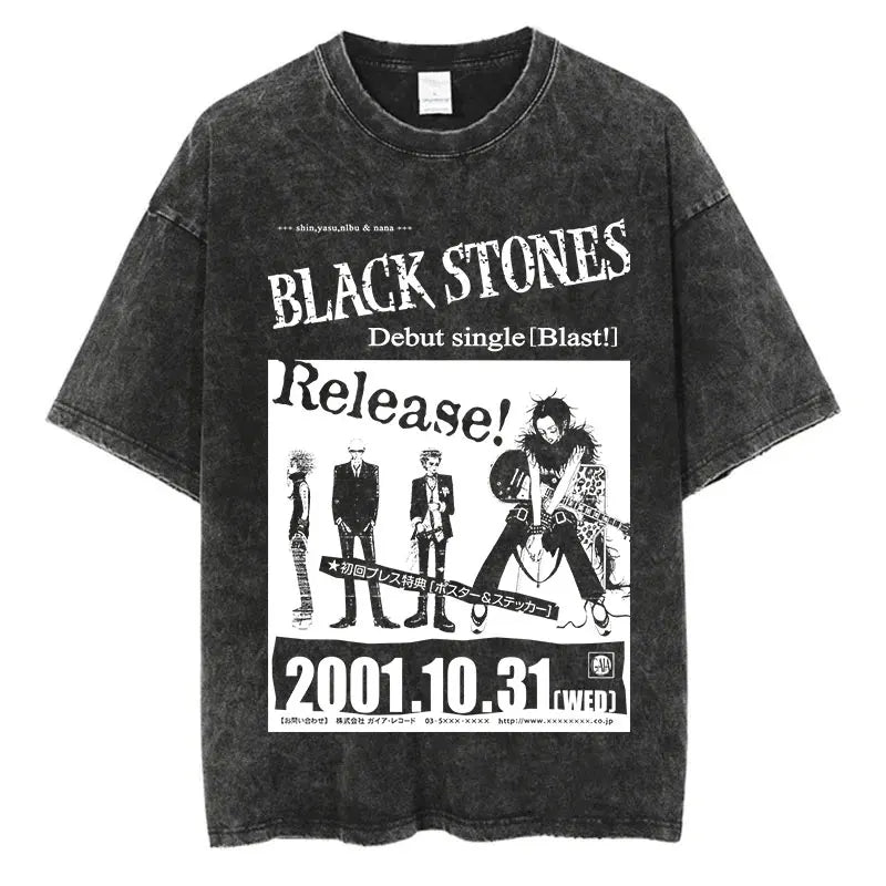 Vintage Anime Graphic T-Shirt | Harajuku Streetwear Summer Style