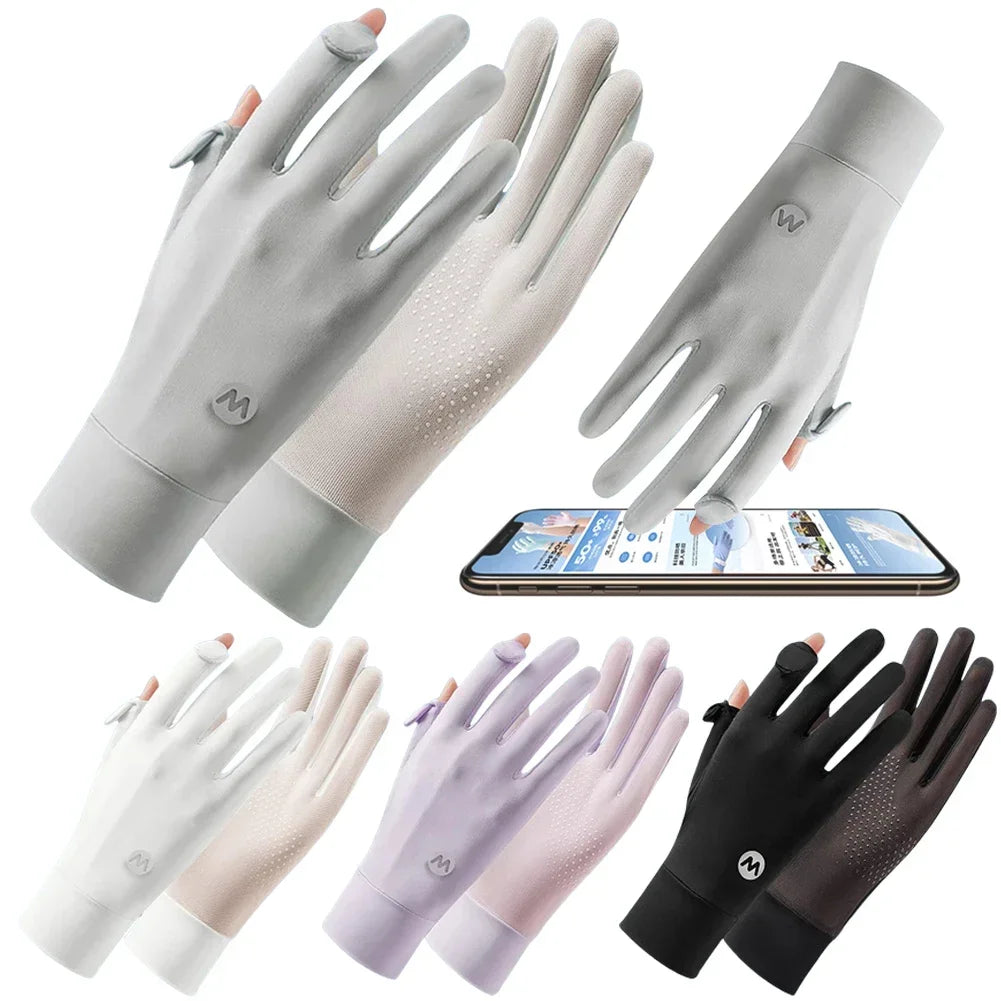 Women’s UV Sun Protection Gloves | Breathable Touchscreen Gloves