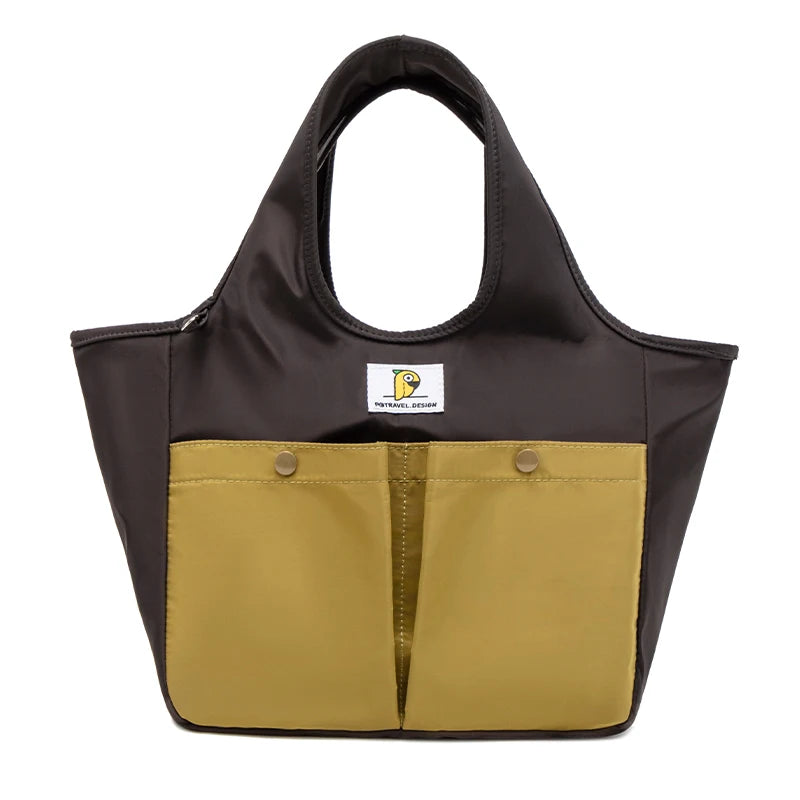 Insulated Lunch Bag Tote Waterproof Portable Large Capacity Bento Box Bag Thermal Cooler Handbag for Office School Picnic