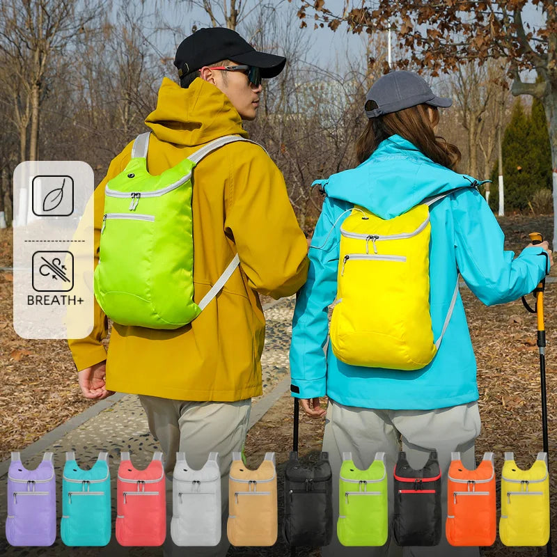 Lightweight Foldable Nylon Outdoor Sports Backpack for Hiking