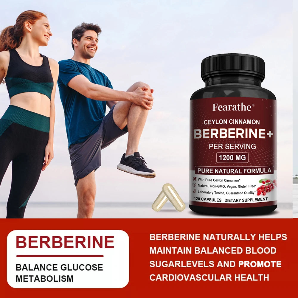 Ceylon Cinnamon & Berberine Capsules | Heart, Joint & Brain Support