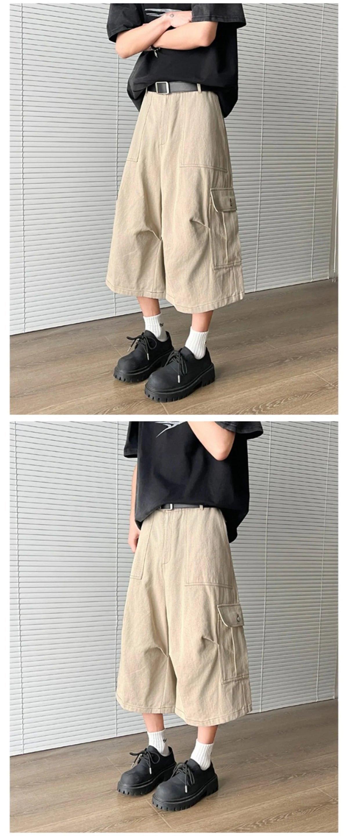 Vintage Cargo Shorts for Men | Oversized Y2k Grunge Streetwear
