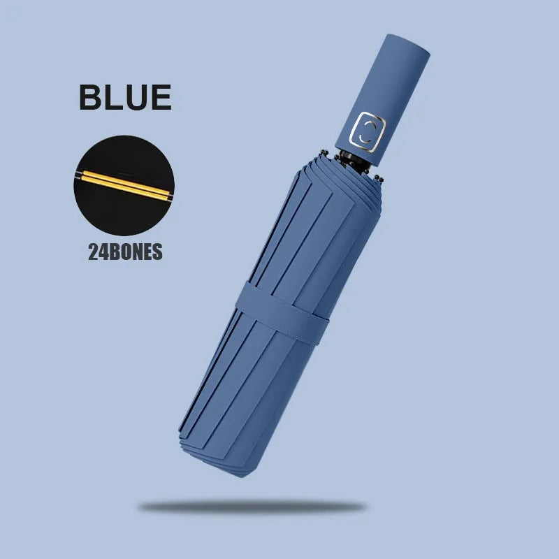 Large Windproof Automatic Umbrella | UV Protection Folding Umbrella
