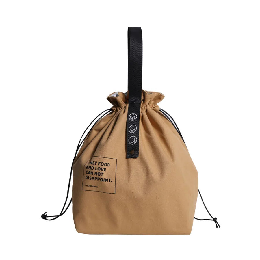 Portable Insulated Lunch Bag | Stylish Canvas Cooler Tote