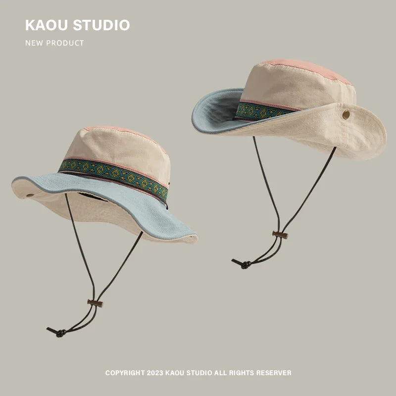 Versatile Parent-Child Sun Bucket Hat | Unisex Outdoor Protection