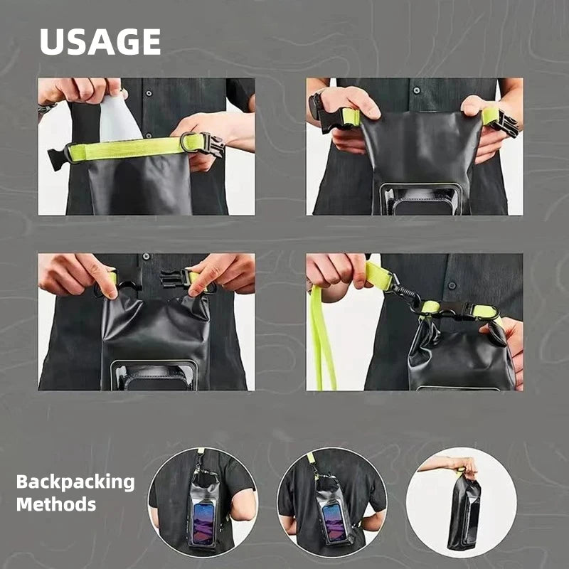 Waterproof Touch Screen Dry Bags for Outdoor Adventures