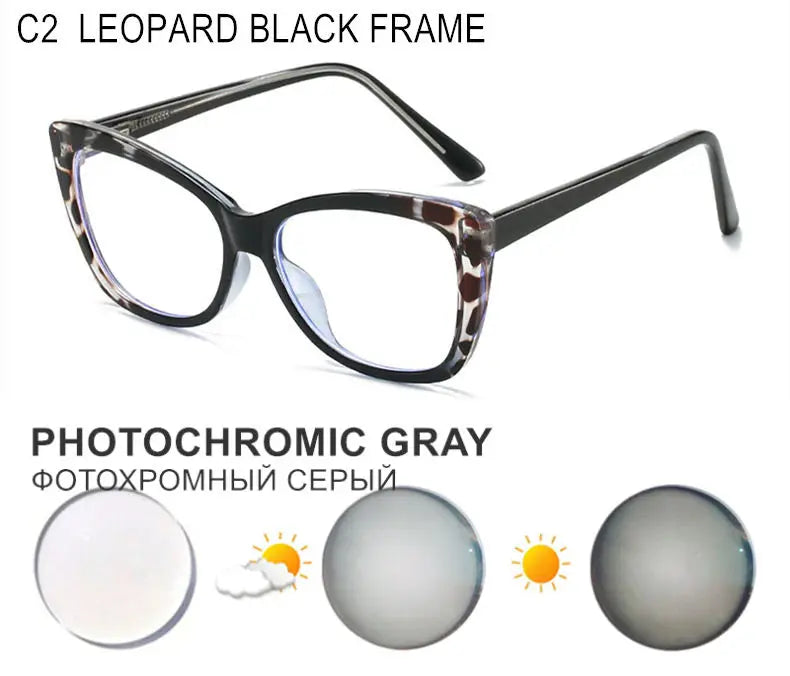 Gafas de Miopía Personalizadas con Bloqueo de Luz Azul y Lentes Fotocromáticas