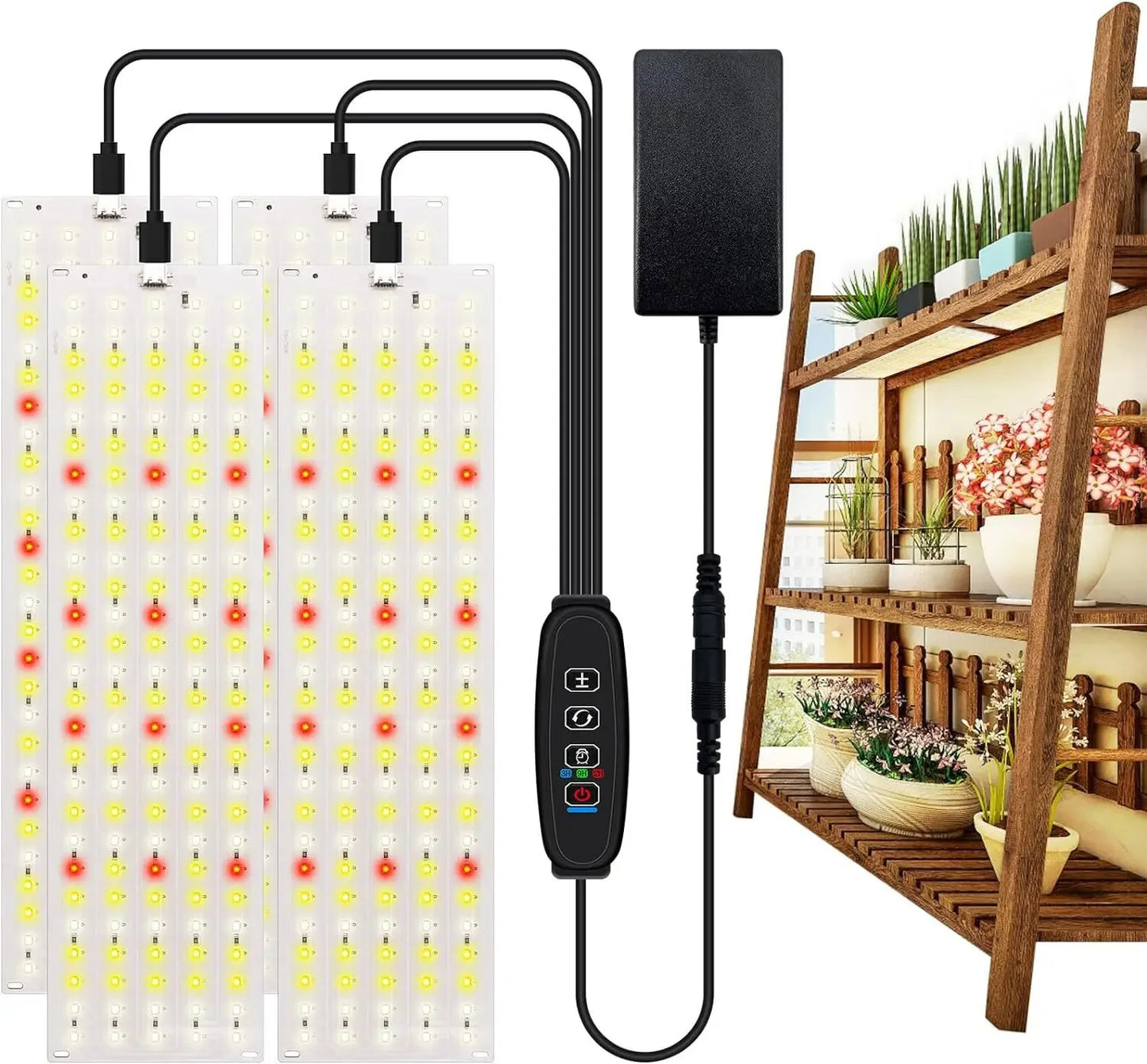 Full Spectrum LED Grow Light | 20W Dimmable Indoor Plant Lamp