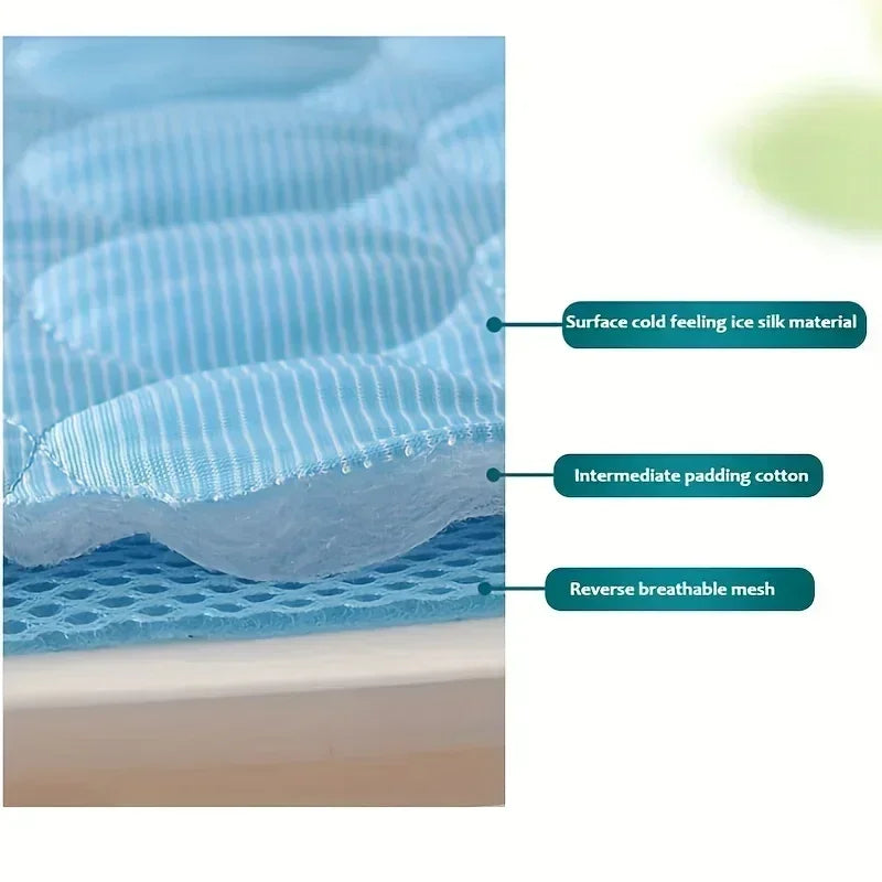 Cooling Pet Ice Pad | Breathable Washable Sleep Mat for Pets