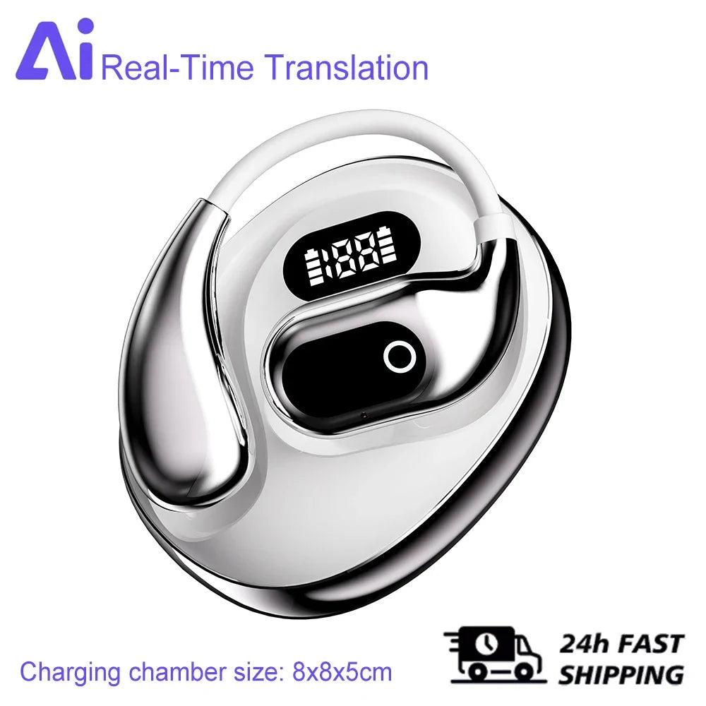 Two-Way Real-Time Wireless Translators | 144 Language Translation Earphones