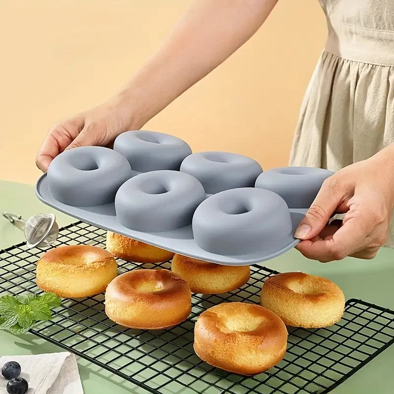 Silicone Non-Stick Donut and Muffin Baking Mold Tool