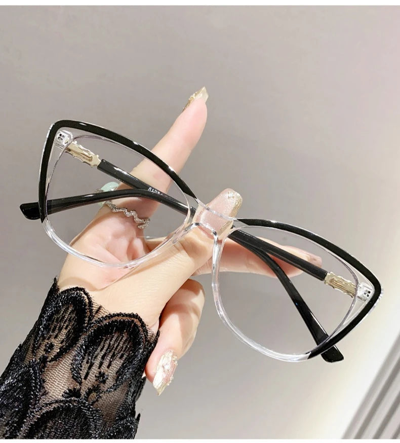 High Definition Anti Blue Light Cat Eye Glasses | Stylish Eye Protection
