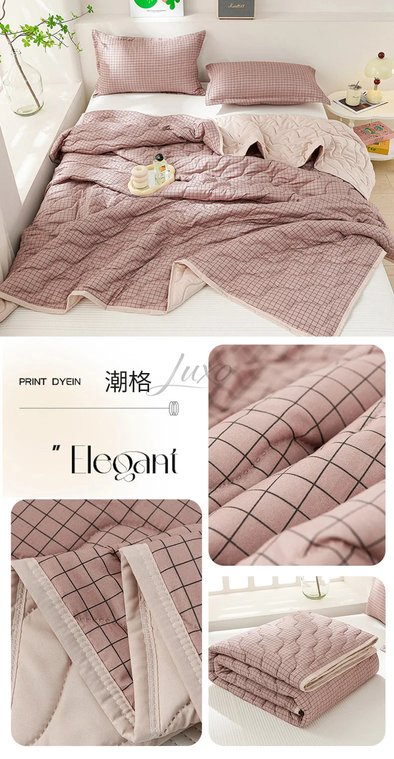 Lightweight Breathable Cooling Summer Quilt | Soft Duvet Comforter