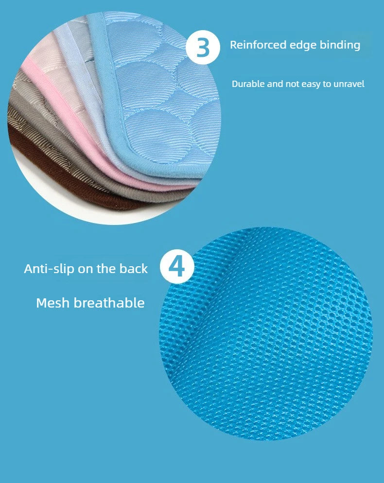 Cooling Pet Ice Pad | Breathable Washable Sleep Mat for Pets
