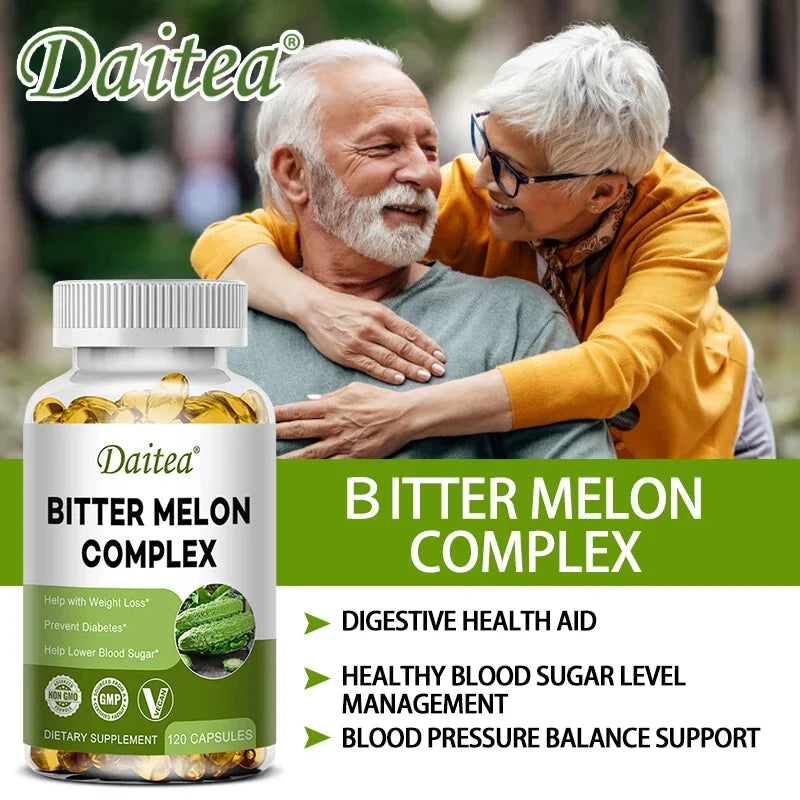 Natural Bitter Melon Extract Capsules | Support Blood Sugar & Fat Burn