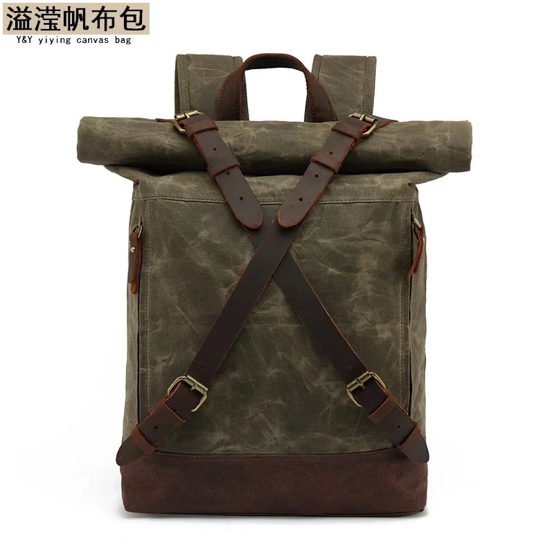 Luxury Vintage Canvas Backpacks | Waterproof Rucksacks for Men