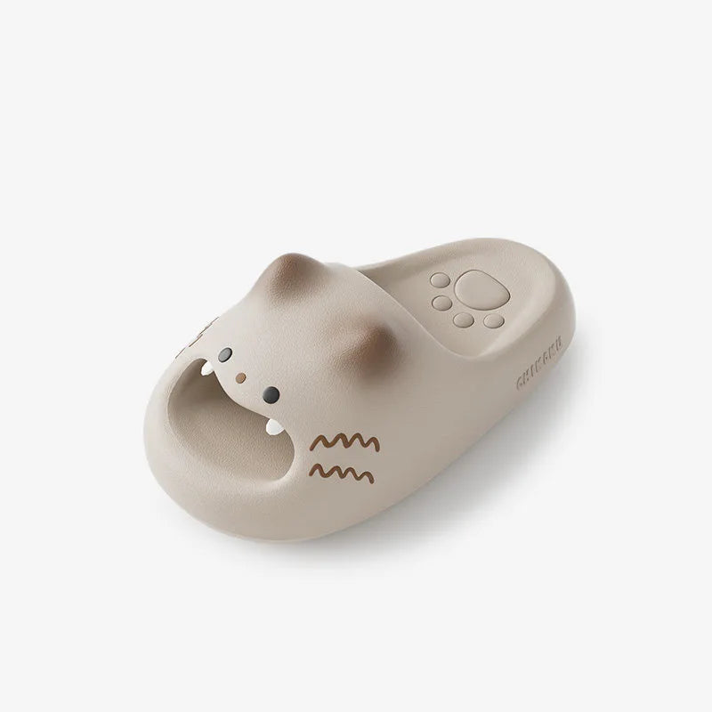 Cute Cat Paw Summer Slippers for Men and Women | Funny Cartoon Slides