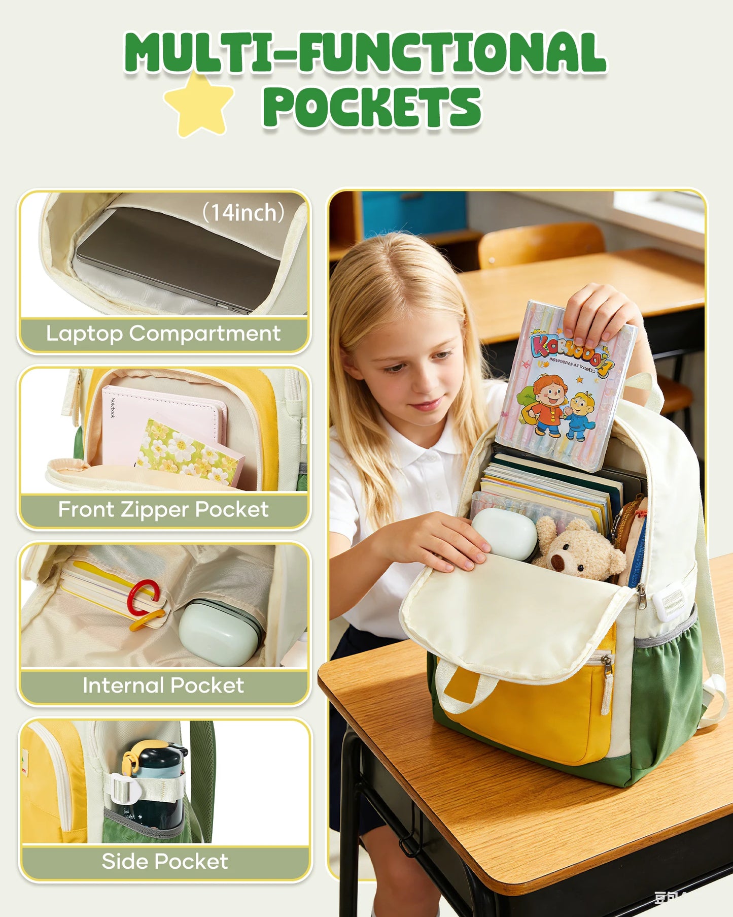 Boy School Bags kid Backpack, Primary School Backpacks for Children 3-10 Years, Travel Backpack for Kindergarten Primary Travel