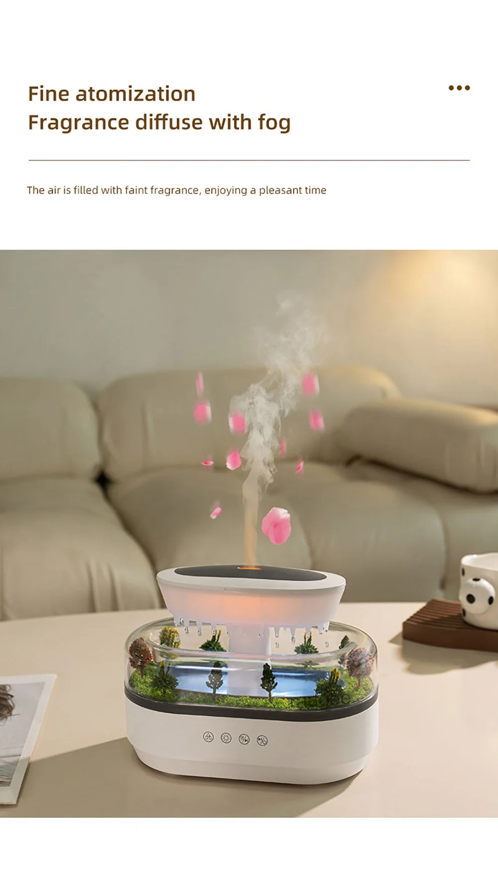 Essential Oils Humidifier and Aromatherapy Diffuser with Music