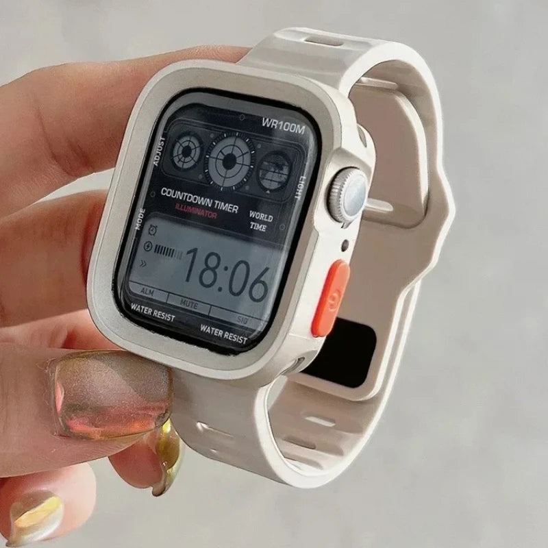 Candy Silicone Case & Strap for All Apple Watch Sizes