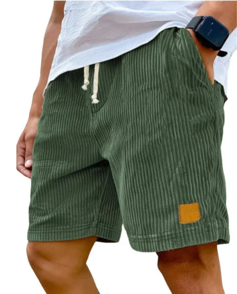 Men's Retro Corduroy Casual Shorts | Stylish Summer Essential