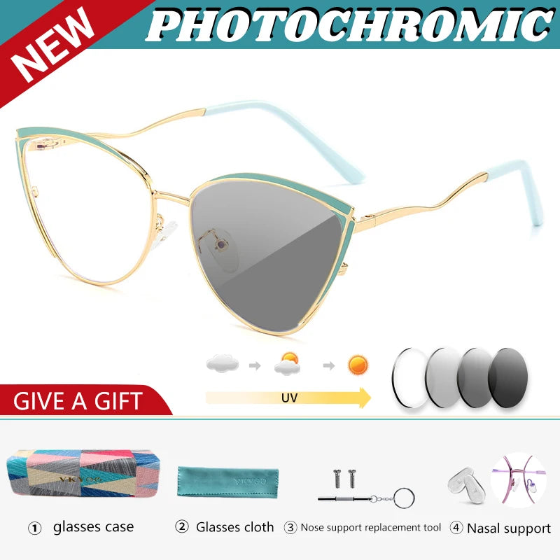 Personalized Cat Eye Glasses for Women | Customizable Style & Comfort