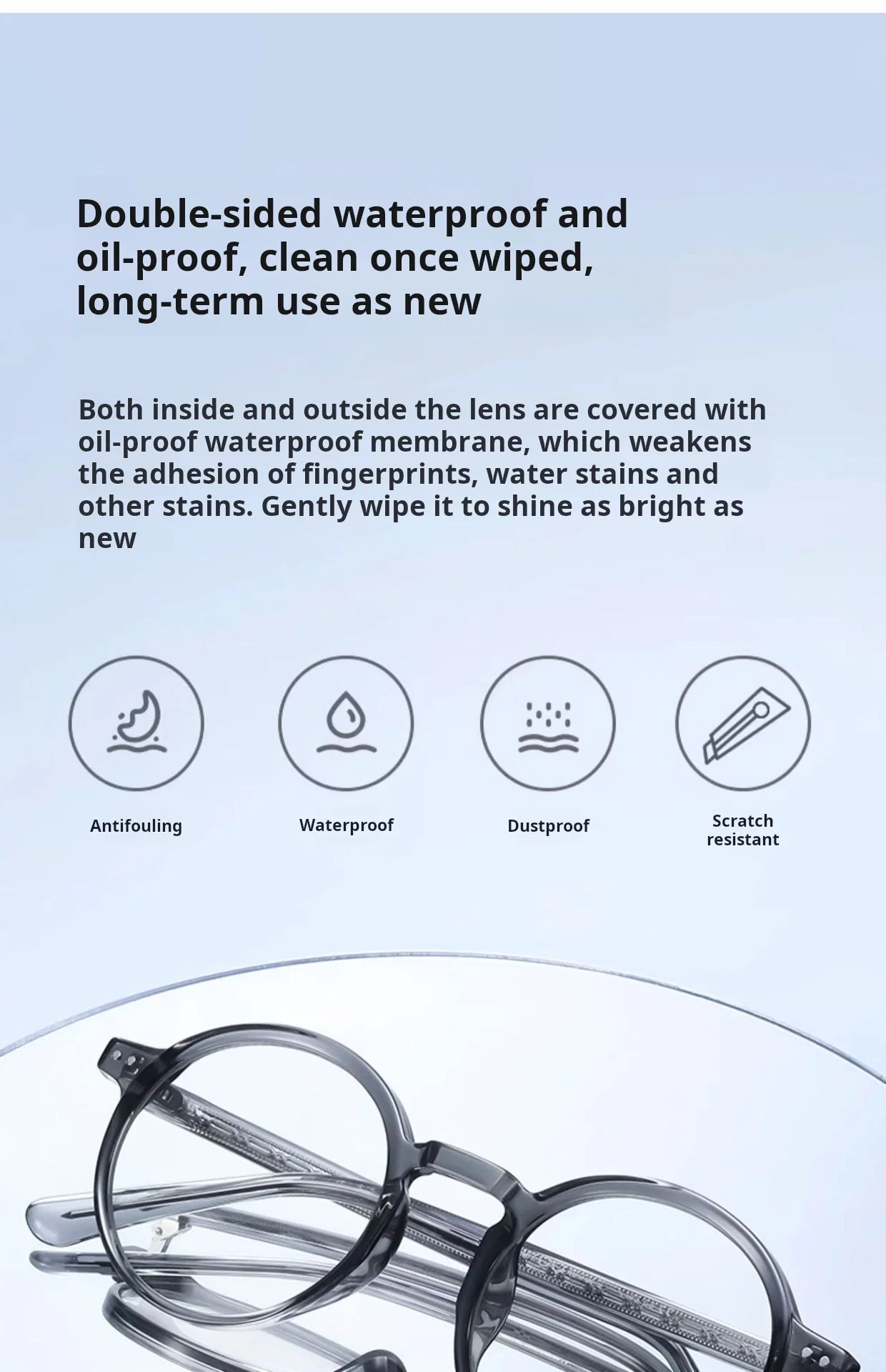 Retro Round Prescription Glasses for Stylish Vision Enhancement