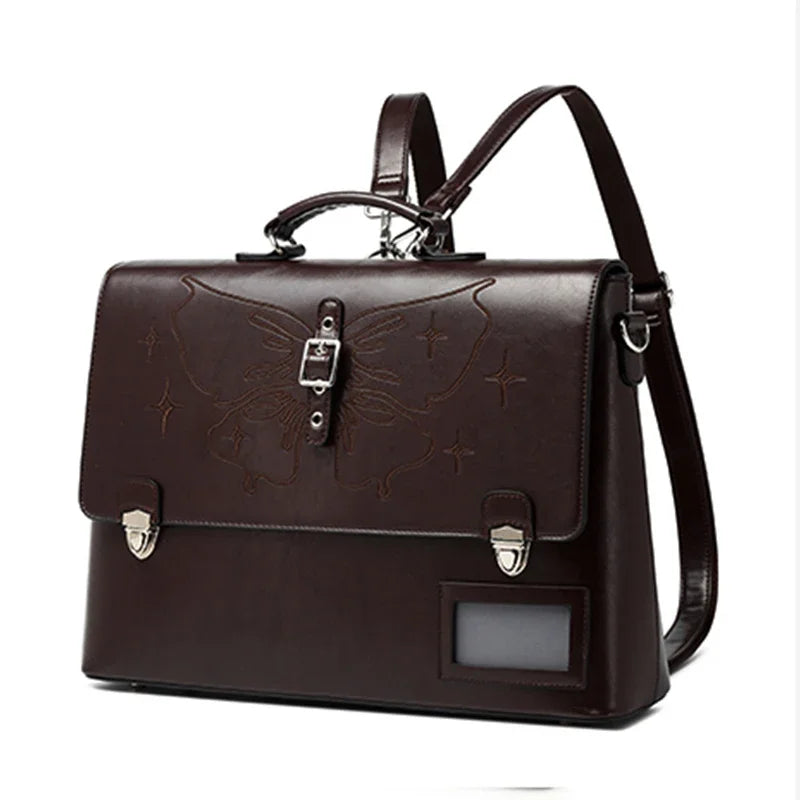 Stylish Cowhide Women's Backpack | Large Capacity Leather Bag