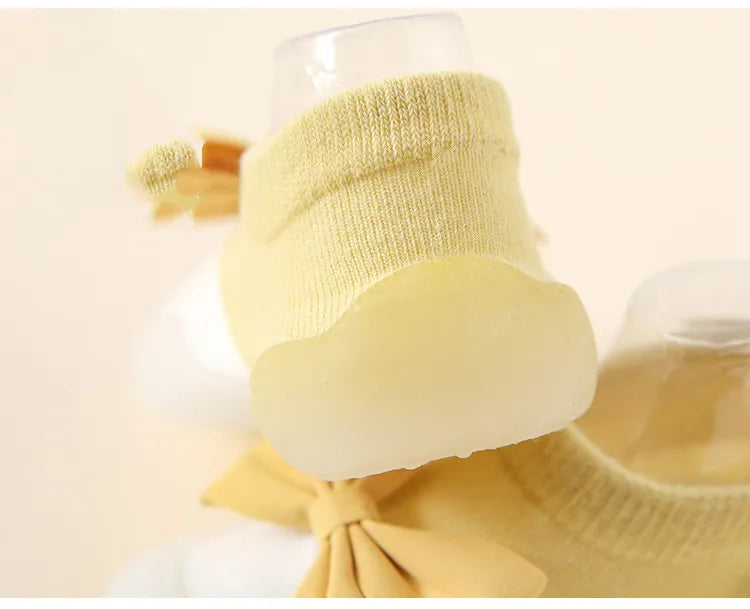 Cute Cartoon Baby Socks Shoes | Soft Rubber Sole for First Walkers