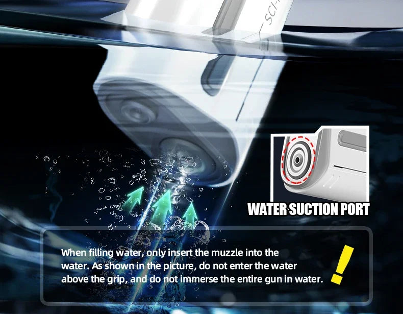 Electric Automatic Water Storage Spray Gun | Summer Fun