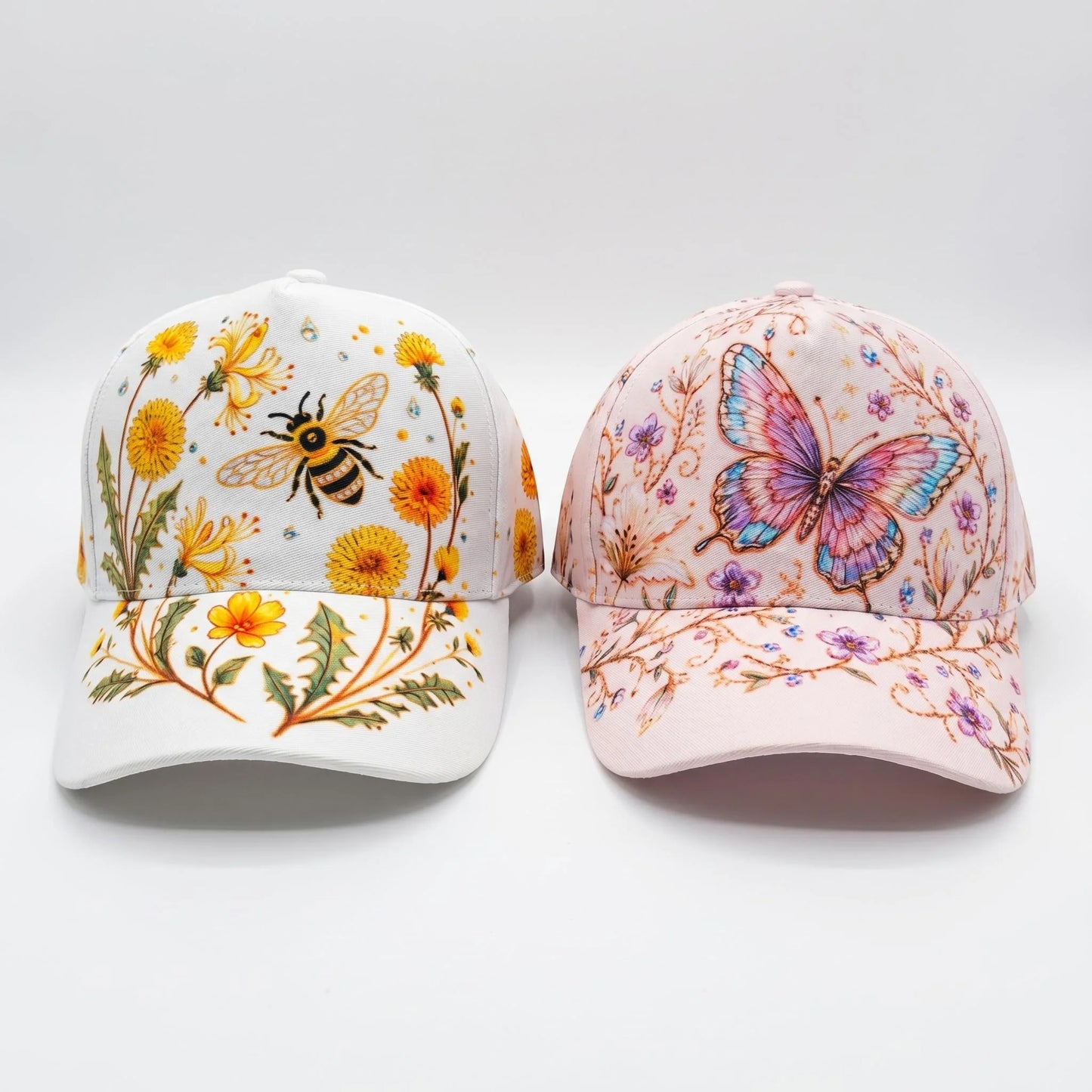 Limited Edition Garden Morning Cap | Adjustable Botanical Hat for Women