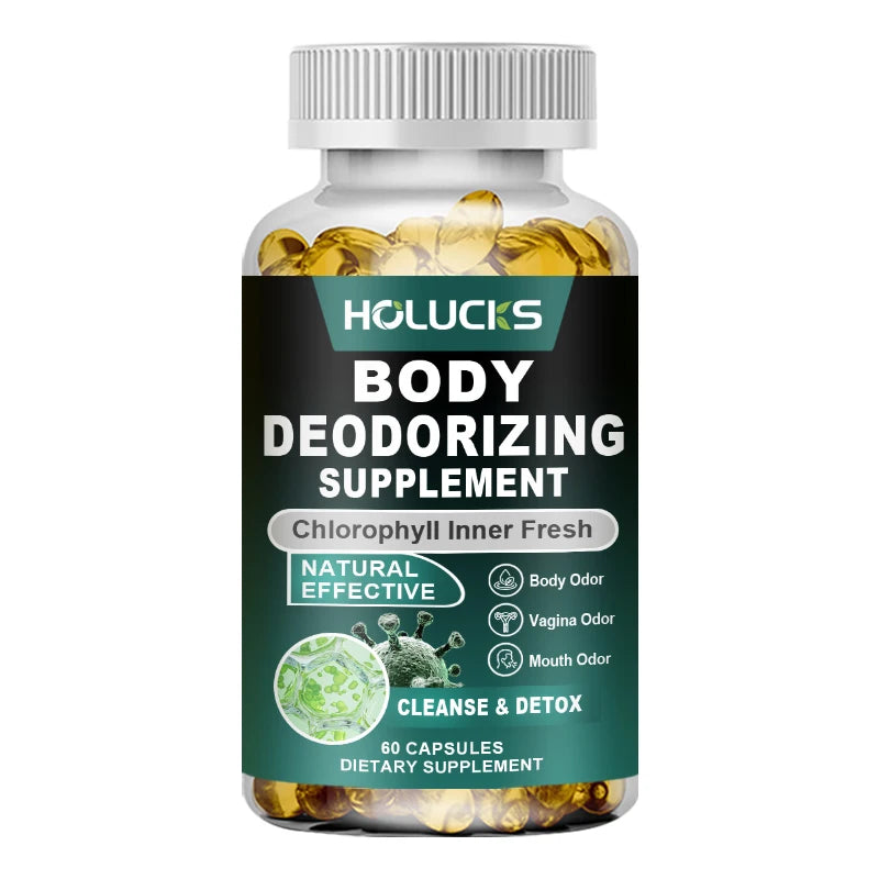 Chlorophyll Capsules | Body Deodorizing & Gut Health Support
