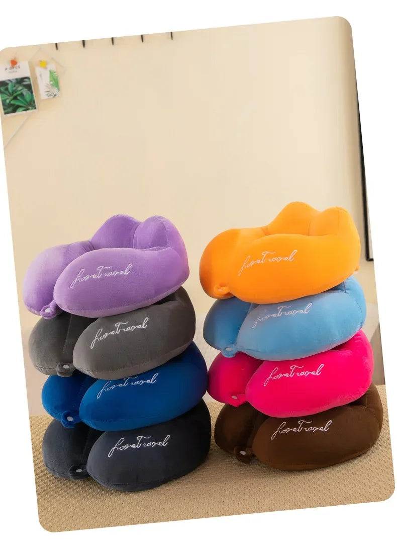 Comfortable U-Shaped Neck Pillow for Travel | Soft Support Cushion
